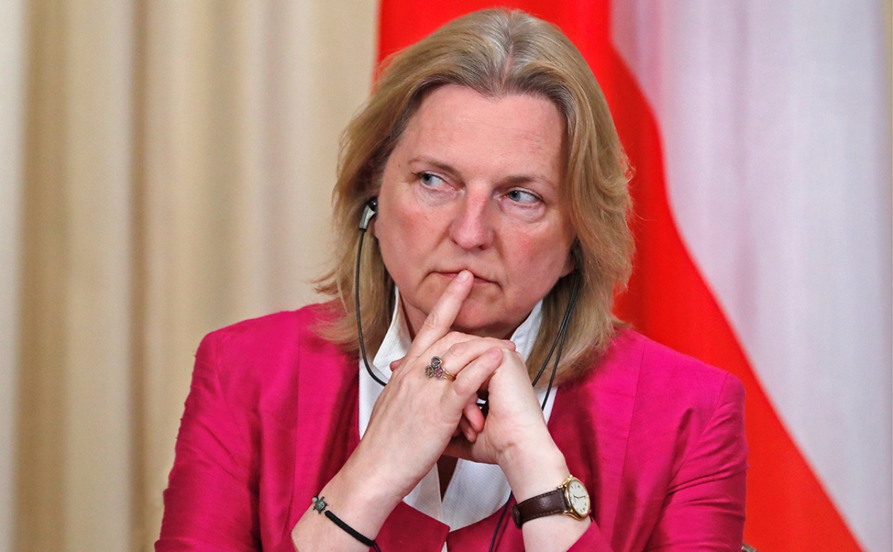 Карин кнайсль австрия министр иностранных